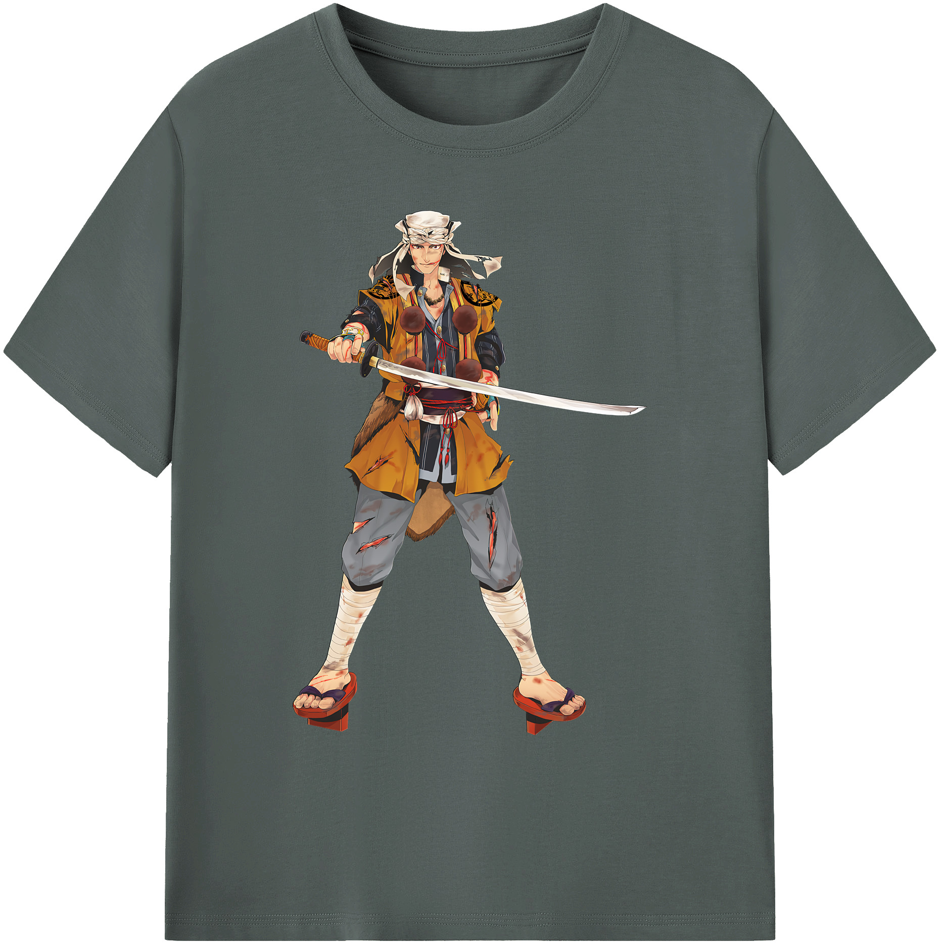（画像用） 刀剣乱舞 Touken Ranbu 綿100％ メンズ半袖Tシャツ｜肌触りやわらか＆通気性
